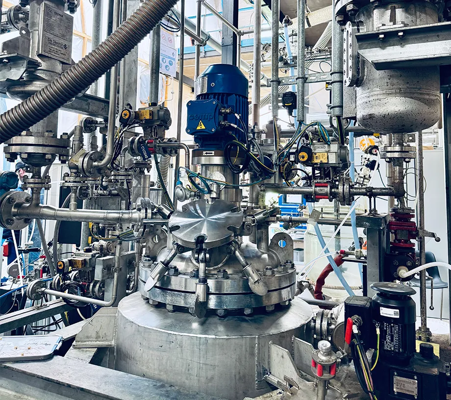 Pilot unit Pili chemistry