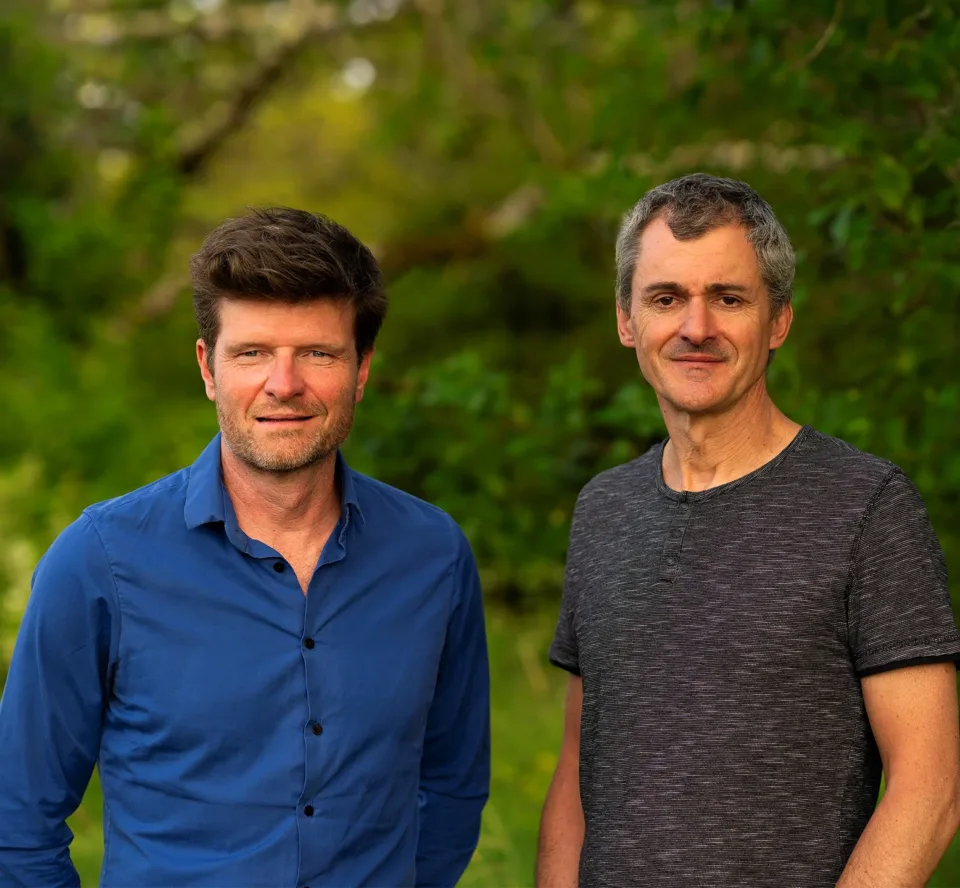 Portrait Alain Pinchart et Yves Combret